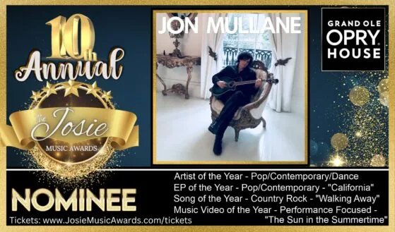 Josie Music Awards nominations graphic