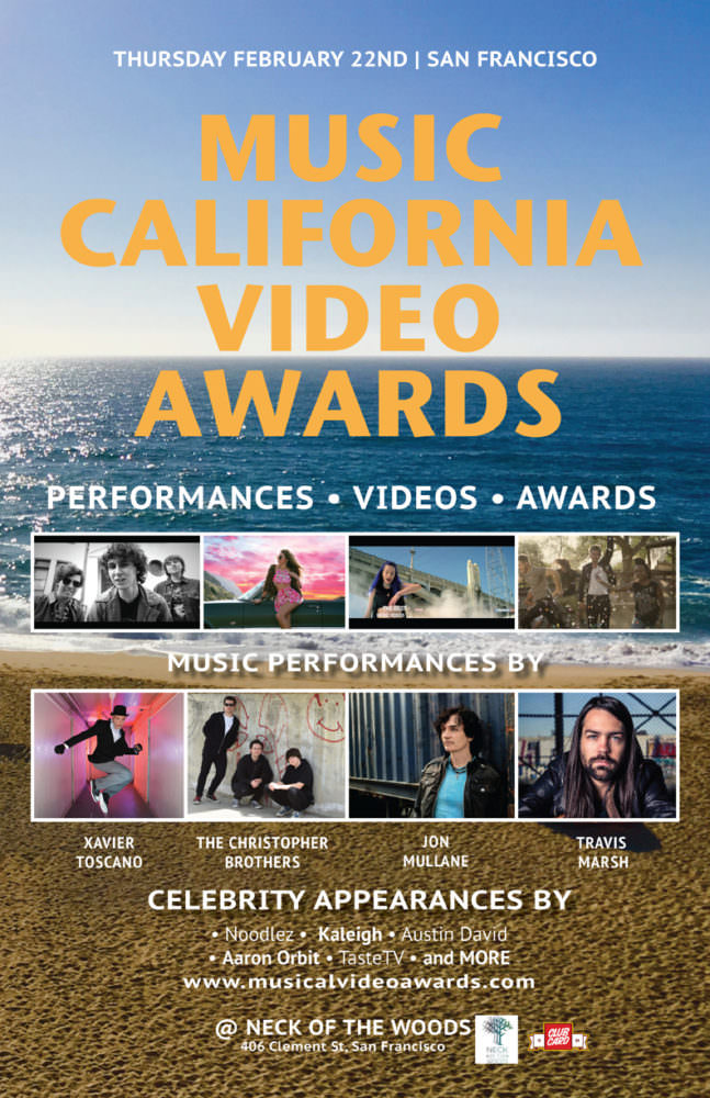 Music California Video Awards graphic