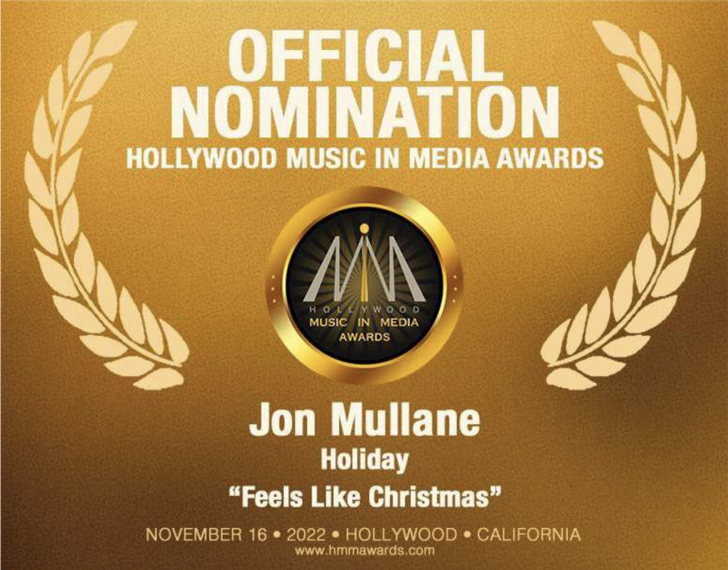 Hollywood Music in Media Awards nomination graphic